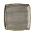 Churchill Stonecast Deep Square Plate Peppercorn Grey 260mm (Pack Of 6)