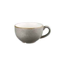 Churchill Stonecast Cappuccino Cup Peppercorn Grey 12oz (Pack Of 12)