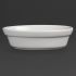 Olympia Whiteware Oval Pie Bowls 145mm (Pack of 6)