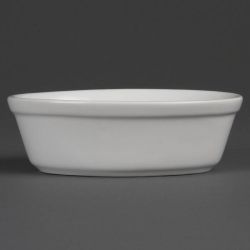 Olympia Whiteware Oval Pie Bowls 161mm (Pack of 6)