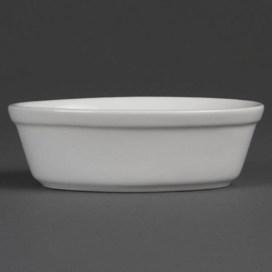 Olympia Whiteware Oval Pie Bowls 161mm Box of 6 URO DK807