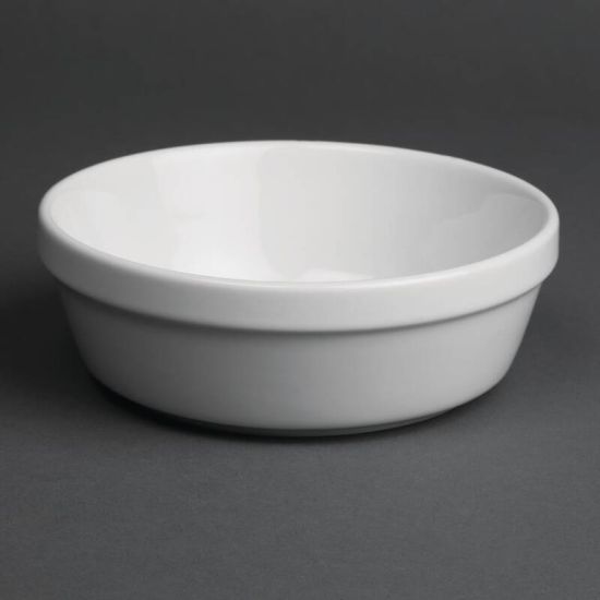 Olympia Whiteware Round Pie Bowls 137mm Box of 6 URO DK809