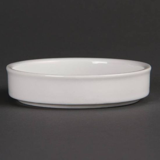 Olympia Mediterranean Stackable Dishes White 102mm Box of 6 URO DK827 Olympia Mediterranean Stackable Dishes White 102mm Box of 6 URO DK827