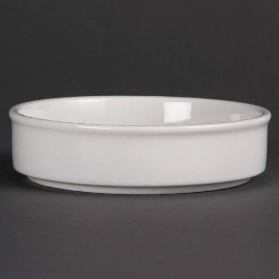 Olympia Mediterranean Stackable Dishes White 134mm Box of 6 URO DK828 Olympia Mediterranean Stackable Dishes White 134mm Box of 6 URO DK828