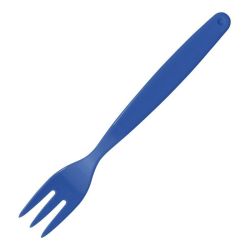 Polycarbonate Fork Blue Kristallon (Pack Of 12)