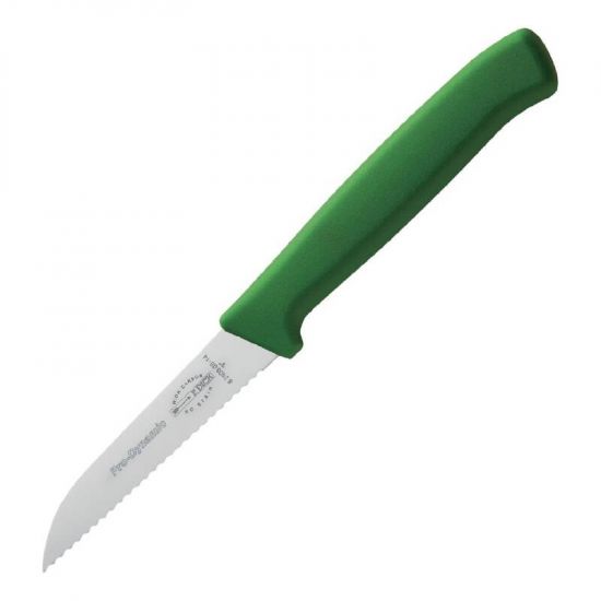Dick Pro Dynamic HACCP Serrated Utility Knife Green 7.5cm URO DL364