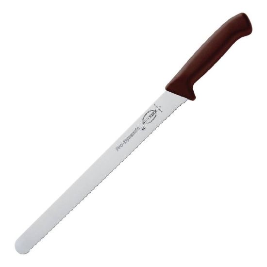 Dick Pro Dynamic HACCP Serrated Slicer Brown 30.5cm URO DL371