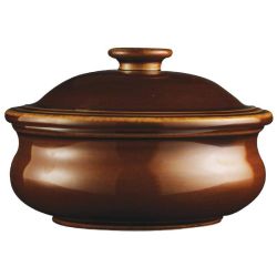 Churchill Rustics Simmer Stew Pots And Lids 140mm (Pack Of 6)