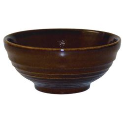 Churchill Bit On The Side Brown Ripple Snack Bowls 120mm (Pack Of 12)