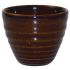 Churchill Bit On The Side Brown Ripple Dip Pots 114ml (Pack Of 12)