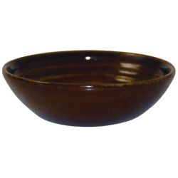 Churchill Bit On The Side Brown Ripple Dip Dishes 113mm (Pack Of 12)