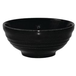 Churchill Bit On The Side Black Ripple Snack Bowls 120mm (Pack Of 12)