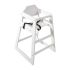 Bolero Wooden High Chair Antique White Finish