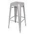 Bolero Bistro Galvanised Steel High Stool (Pack Of 4)