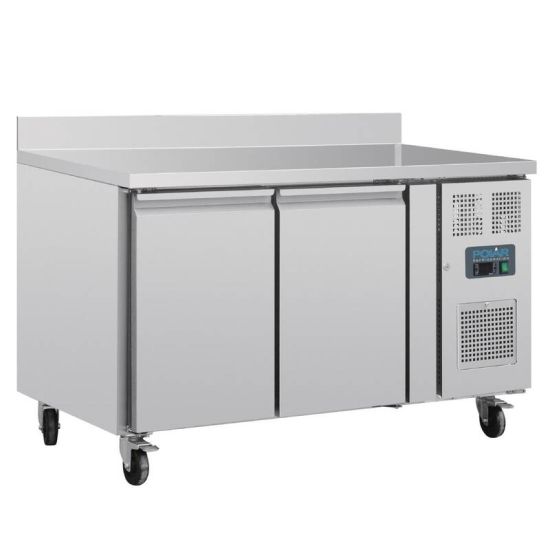 Polar Counter 2 Door Fridge With Upstand 282 Ltr URO DL914 Polar Counter 2 Door Fridge With Upstand 282 Ltr URO DL914