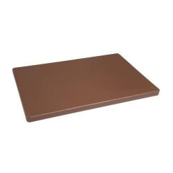 Hygiplas Extra Thick Low Density Brown Chopping Board Standard Hygiplas Extra Thick Low Density Brown Chopping Board Standard