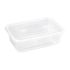 Fiesta Plastic Microwavable Containers With Lid Medium 650ml (Pack Of 250)
