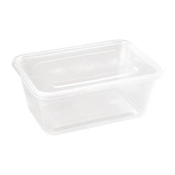 Fiesta Plastic Microwavable Containers With Lid Large 1Ltr (Pack Of 250)