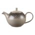 Churchill Studio Prints Homespun Charcoal Black Teapot 426ml (Pack Of 4)