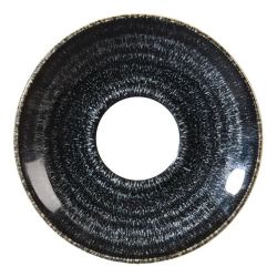 Churchill Studio Prints Homespun Charcoal Black Espresso Saucer 118mm Churchill Studio Prints Homespun Charcoal Black Espresso Saucer 118mm