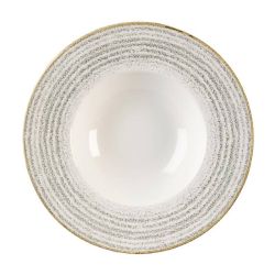 Churchill Studio Prints Homespun Stone Grey Wide Rim Bowl 280mm (Pack Of 12)