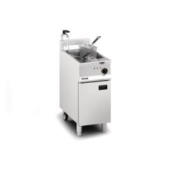 Lincat Opus 800 Single Tank Twin Basket Free Standing Electric Filtration Fryer OE8114/OP