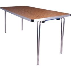 Gopak Contour Folding Table Teak 5ft Gopak Contour Folding Table Teak 5ft