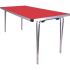 Gopak Contour Folding Table Red 5ft
