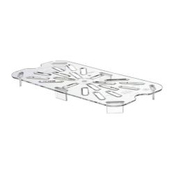 Cambro Polycarbonate 1/4 Gastronorm Pan Drain Shelf