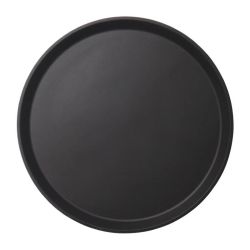 Cambro Camtread Fibreglass Round Non-Slip Tray Black 355mm Cambro Camtread Fibreglass Round Non-Slip Tray Black 355mm