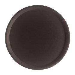 Cambro Camtread Fibreglass Round Non-Slip Tray Black 405mm Cambro Camtread Fibreglass Round Non-Slip Tray Black 405mm