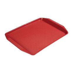 Cambro Polypropylene Fast Food Tray Red 410mm Cambro Polypropylene Fast Food Tray Red 410mm