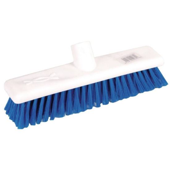 Jantex Hygiene Broom Soft Bristle Blue 12in URO DN829 Jantex Hygiene Broom Soft Bristle Blue 12in URO DN829