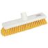 Jantex Hygiene Broom Soft Bristle Yellow 12in