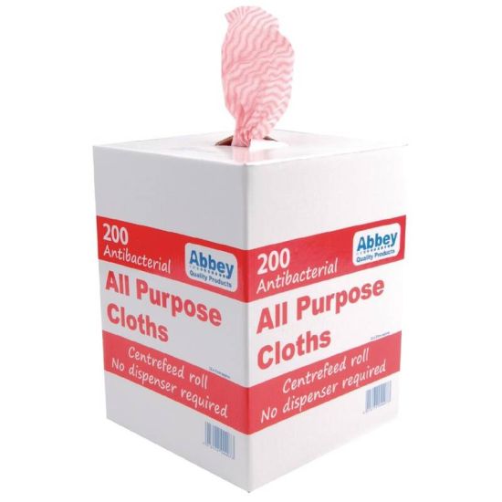 Jantex Antibacterial All Purpose Cloth Red URO DN844 Jantex Antibacterial All Purpose Cloth Red URO DN844