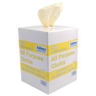 Jantex All-Purpose Antibacterial Cleaning Cloths Yellow (200 Pack)