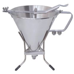 De Buyer Stainless Steel Automatic Piston Funnel 1.5ltr De Buyer Stainless Steel Automatic Piston Funnel 1.5ltr
