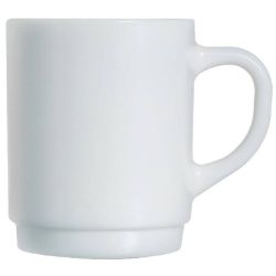 Arcoroc Opal Stackable Mugs 290ml (Pack Of 6)