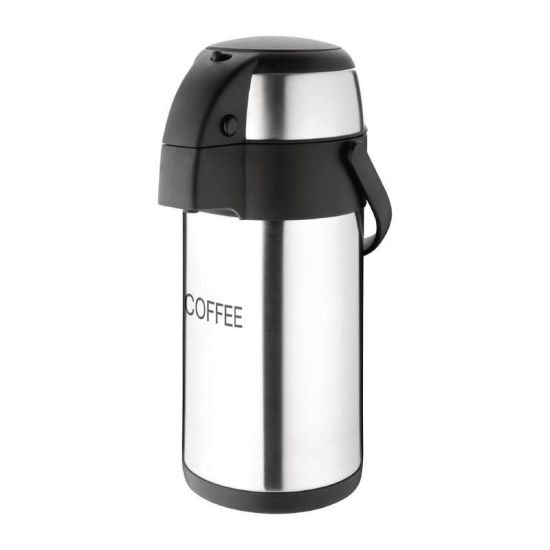 Olympia Pump Action Airpot Etched Coffee 3Ltr URO DP128 Olympia Pump Action Airpot Etched Coffee 3Ltr URO DP128