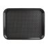 Kristallon Small Polypropylene Fast Food Tray Black 345mm