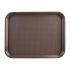 Kristallon Small Polypropylene Fast Food Tray Brown 345mm
