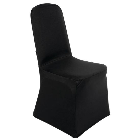 Bolero Banquet Chair Cover Black URO DP923