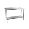 Holmes Stainless Steel Wall Table With Upstand 900mm