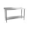 Holmes Stainless Steel Wall Table With Upstand 1200mm