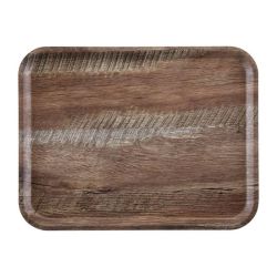 Cambro Madeira Laminate Canteen Tray Dark Oak 460mm Cambro Madeira Laminate Canteen Tray Dark Oak 460mm