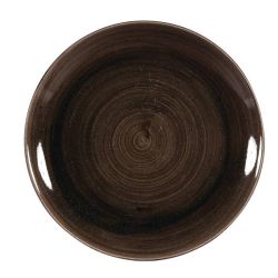 Churchill Stonecast Patina Coupe Plates Black 260mm (Pack Of 12)