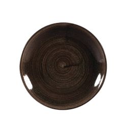 Churchill Stonecast Patina Coupe Plates Black 165mm (Pack Of 12)