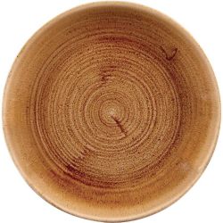 Churchill Stonecast Patina Coupe Plates Vintage Copper 165mm (Pack Of 12)