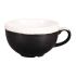 Churchill Monochrome Cappuccino Cup Onyx Black 340ml (Pack Of 12)