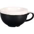 Churchill Monochrome Cappuccino Cup Onyx Black 225ml (Pack Of 12)